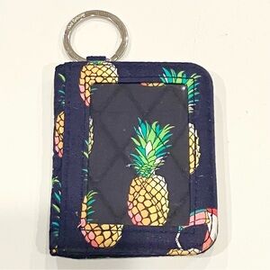 Navy Pineapple Pattern Phone Wallet